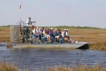 Everglades air boat ride