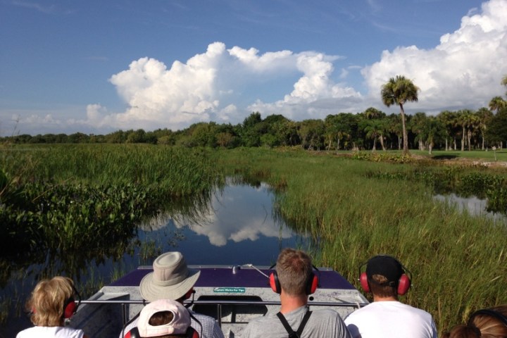 Airboat Ride through everglades