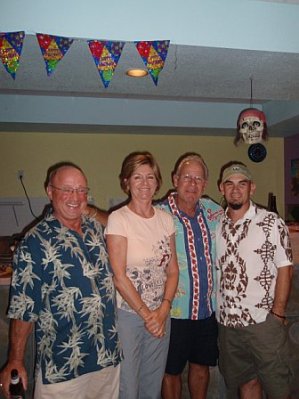 a group of people posing for the camera