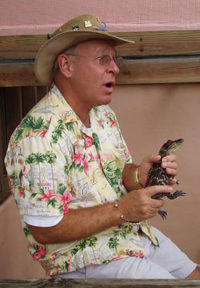 Captain Bob with a gator